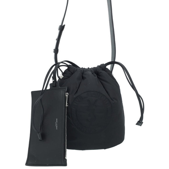 Saint Laurent Paris Rive Gauche Lace Bucket Shoulder Bag - Picture 1 of 9